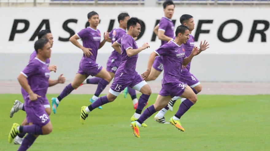 National squad hold final training session ahead of AFF Cup 2020